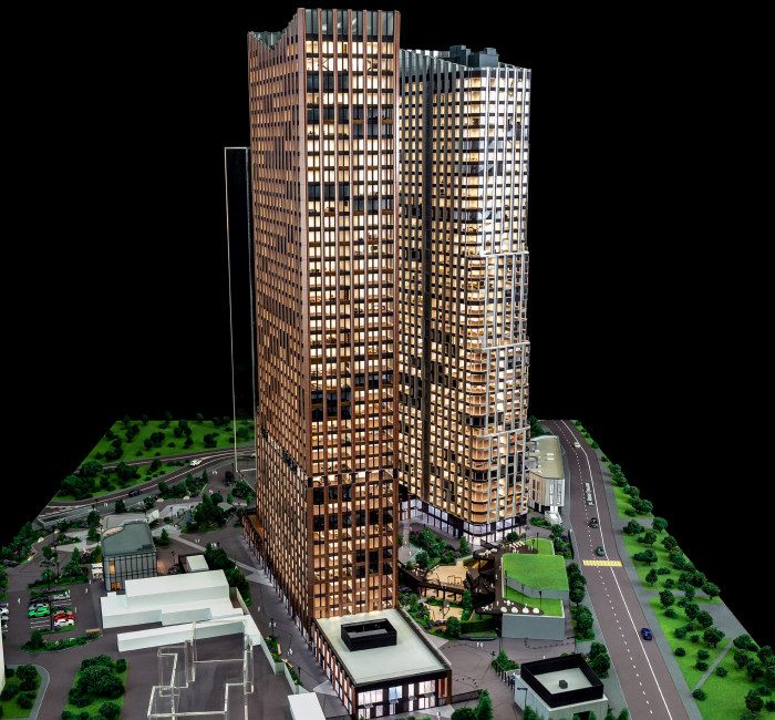 Premium real estate scale model.