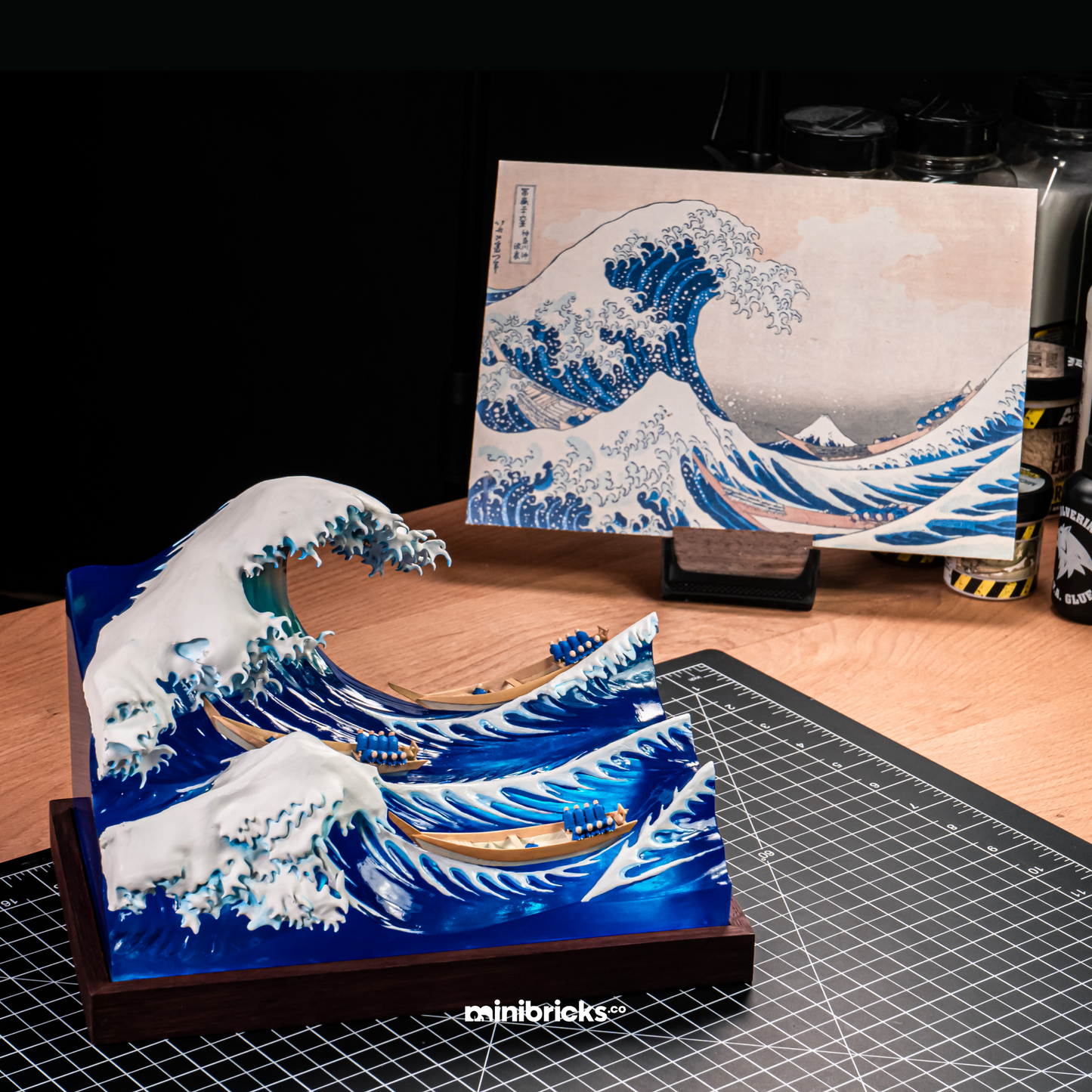 The Great Wave off Kanagawa miniature